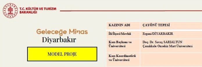 Çayönü Tepesi - Model Proje Oldu